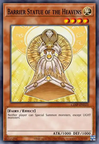 Edison Rulings for Barrier Statue of the Heavens